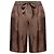 Pantaloncini in seta marrone Dolce & Gabbana