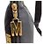 Borsa a tracolla con placca logo Moschino in poliestere nero - vista 12