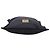 Borsa a tracolla con placca logo Moschino in poliestere nero - vista 5