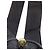 Borsa a tracolla con placca logo Moschino in poliestere nero - vista 8