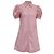 Abito camicia mini Jenn Alice + Olivia in ecopelle rosa