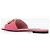 Ciabatte Dolce & Gabbana in pelle rosa con logo oro - vista 4