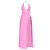 Balenciaga Vestido rosa con espalda descubierta de nylon