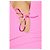 Balenciaga Vestido rosa con espalda descubierta de nylon - vista 3