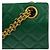 Chanel 2.55 Borsa in pelle di vitello verde - vista 6