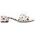 Dolce & Gabbana Mules con tacco in pelle bianche con rose