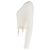 Top wrap Reformation Jeans em modal creme - vista 2