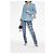 Sandali con tacco in denim blu Dolce & Gabbana - vista 3