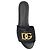 Dolce & Gabbana Ciabatte con applicazione logo - vista 3