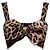 Top Dolce & Gabbana Animal Print Algodão Castanho