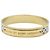 Bangles Marc by Marc Jacobs con placca logo in metallo dorato