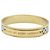 Bangles Marc by Marc Jacobs con placca logo in metallo dorato - vista 3
