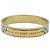 Bangles Marc by Marc Jacobs con placca logo in metallo dorato - vista 4