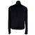 Jil Sander Collared Buttoned Jacket in Black Angora - view 3
