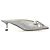 Jimmy Choo Auria Mules con tacco argento e cristalli