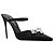 Mules in raso nero a punta Dolce & Gabbana - vista 2