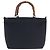 Borsa 2way Gucci in Canvas Bamboo e pelle verniciata - vista 2
