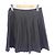 Autre Marque Falda de textil gris EBISU KURO - vista 2
