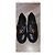Chanel mocassini in pelle nera matelassé - vista 2