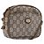 GUCCI PLUS Shoulder Bag PVC Beige Gold Tone