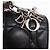Christian Dior Canage Chain Shoulder Bag Leather Black Silver - vista 15