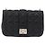 Christian Dior Canage Chain Shoulder Bag Leather Black Silver - vista 2