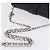 Christian Dior Canage Chain Shoulder Bag Leather Black Silver - vista 7