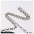 Christian Dior Canage Chain Shoulder Bag Leather Black Silver - vista 8