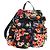 Miu Miu Rucksack Canvas Multicolor Silver