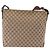 GUCCI GG Canvas Web Sherry Line Shoulder Bag Beige Silver 189751 - vista 3