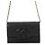 Portafoglio a catena/spalla Chanel Black