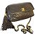 Borsa a tracolla Chanel in pelle nera con nappe