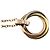 Collana Cartier Trinity in oro 18K - vista 5