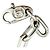 Collana Cartier Spartacus in oro bianco 18K - vista 8