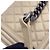 Borsa a tracolla con catena Chanel in pelle d'agnello beige - vista 15
