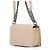 Borsa a tracolla con catena Chanel in pelle d'agnello beige - vista 2