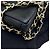 Borsa Tote con catena Chanel in pelle d'agnello nera - vista 6