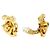 Orecchini a clip Chanel Coco Mark Turnlock - vista 2