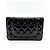 Chanel So Black Wallet on Chain Matelassé in Vernice - vista 2