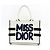 Christian Dior Miss Dior Book Embroidered Canvas Medium - vista 2
