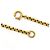 Collana Chanel placcata oro con cuore Coco Mark - vista 3