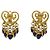 Orecchini a clip Chanel Blue and Gold