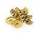 Orecchini a clip Chanel Blue and Gold - vista 3
