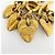 Orecchini a clip Chanel Blue and Gold - vista 6