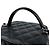 Borsa a tracolla e vanity Chanel in pelle di vitello granulata nera - vista 11