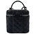 Borsa a tracolla e vanity Chanel in pelle di vitello granulata nera - vista 3