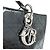Borsa Christian Dior Lady Large in pelle verniciata nera - vista 12