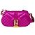 Borsa a tracolla in raso Versace Rosa