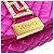 Borsa a tracolla in raso Versace Rosa - vista 11