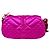 Borsa a tracolla in raso Versace Rosa - vista 3
